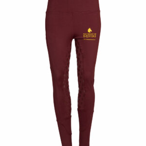 Ladies full seat silicone riding leggings Burgundy – THE HOUSE OF EQUINE